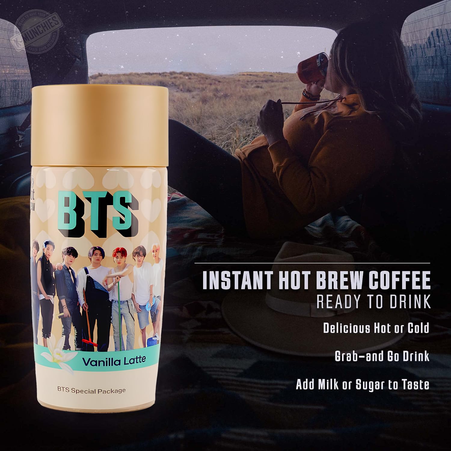 Amazon.com : K-Munchies Paldo BTS Coffee - 7 x 270 mL BTS Hot Brew